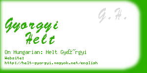 gyorgyi helt business card